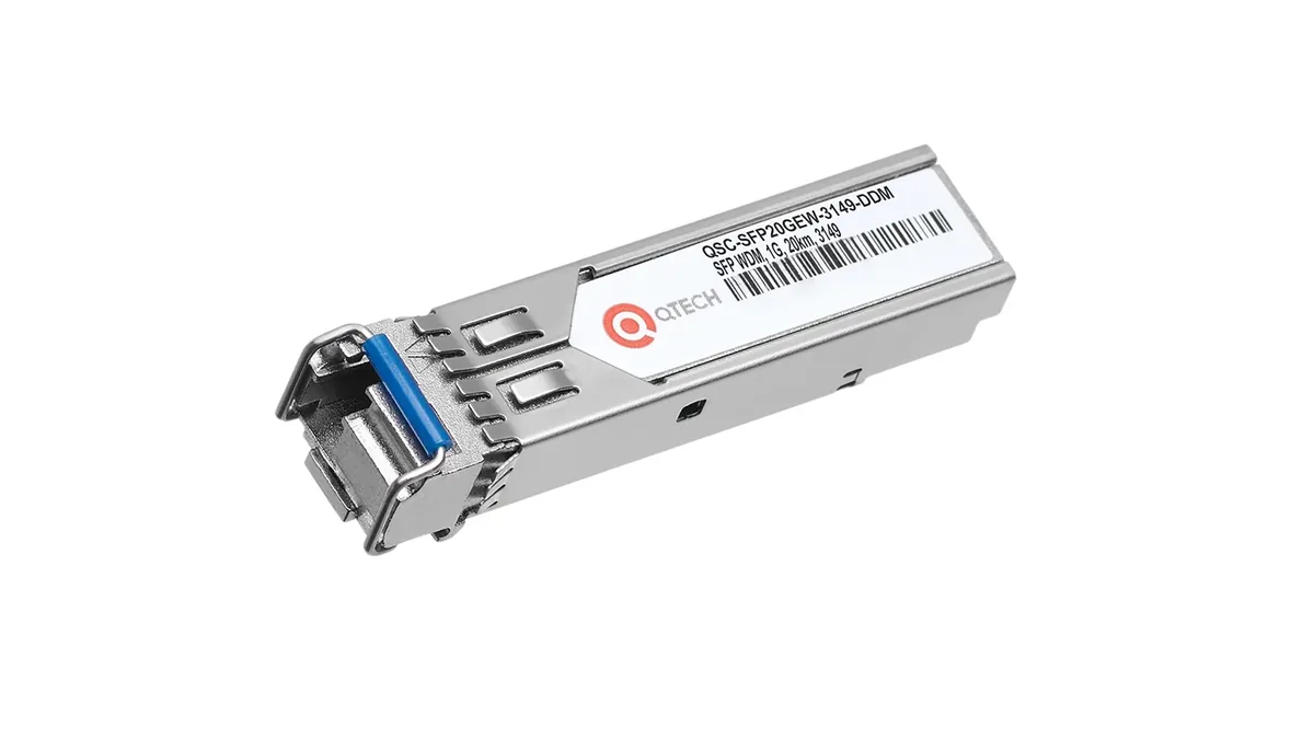 Оптический модуль SFP WDM BIDI QTECH QSC-SFP20GEW-3149-DDM