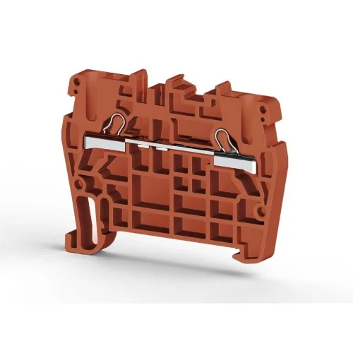 Клеммник пружинный быстрозажимной Push in, 2,5 мм.кв. красный KLEMSAN PYK2,5 307104