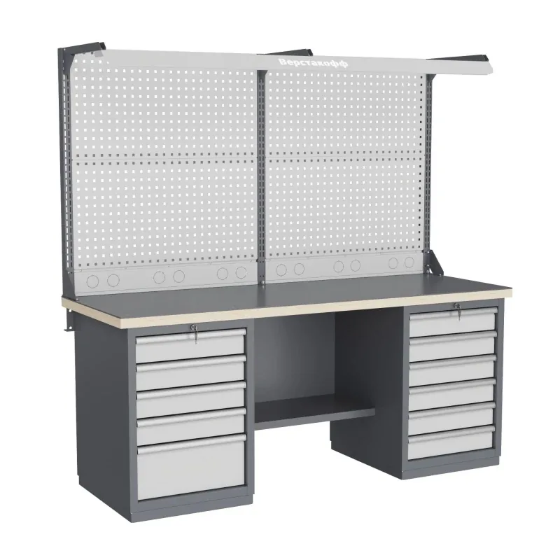 Верстак слесарный Верстакофф FBK 205.56.4-2FR